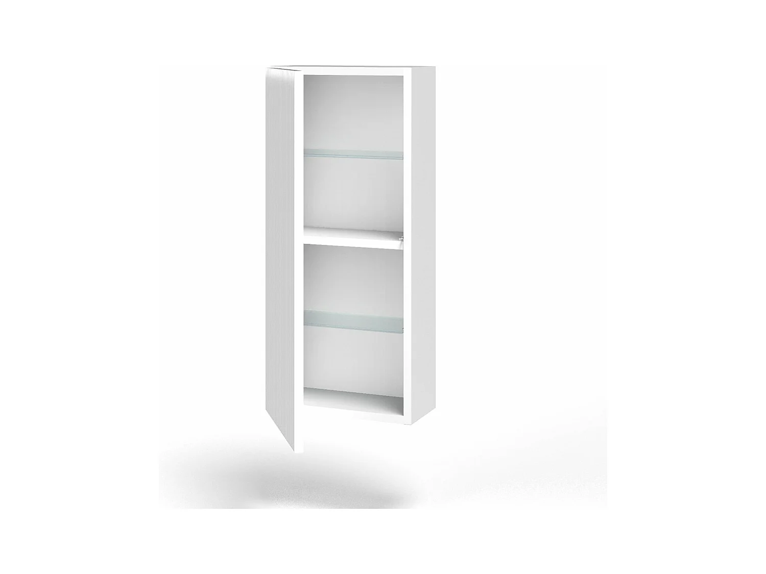 Móvel de parede alto SOLMIRA branco mate