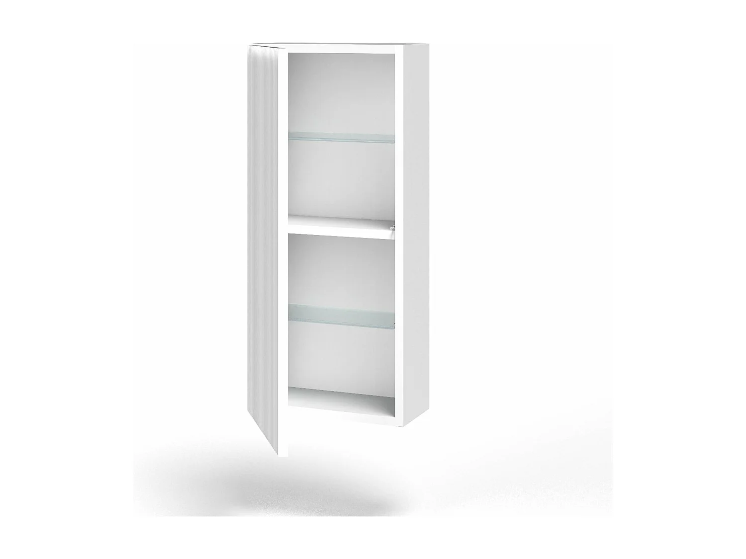 Móvel de parede alto SOLMIRA branco mate