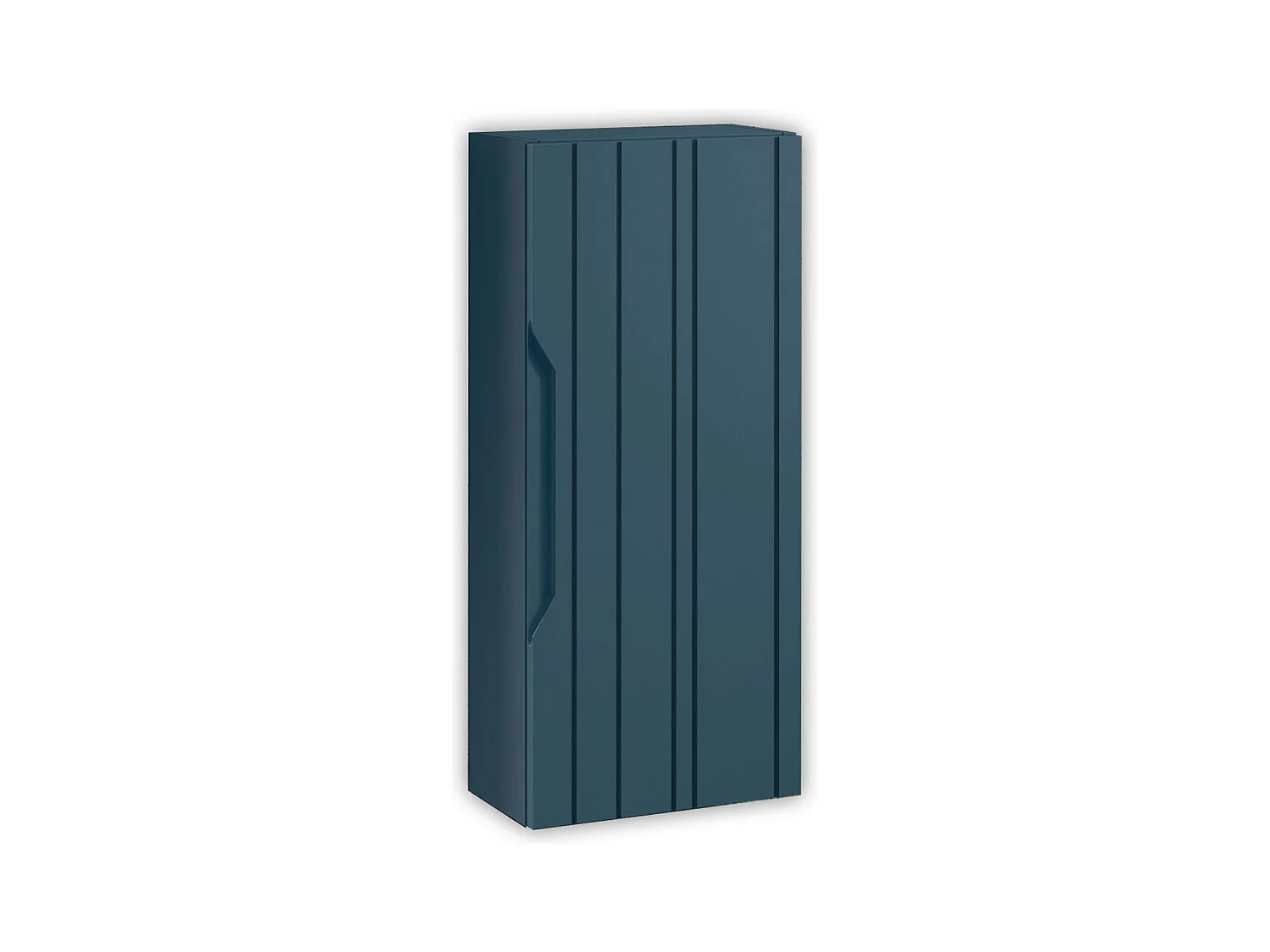 Hoher Hängeschrank SOLMIRA blau
