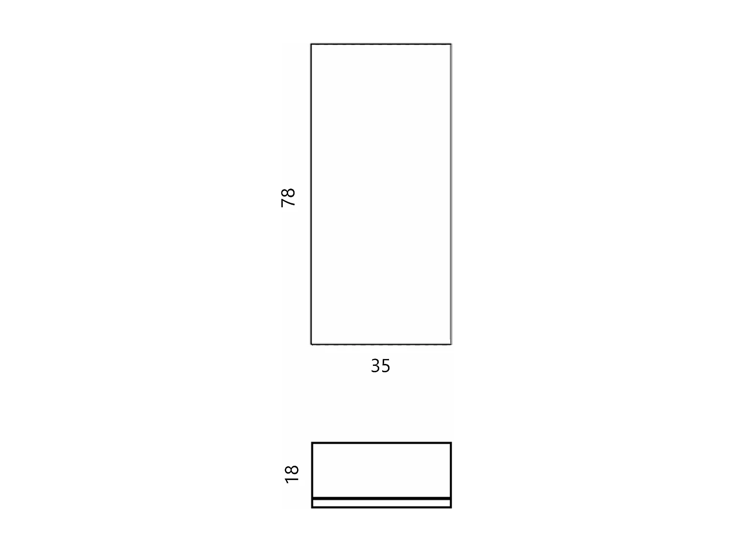 Meuble haut SOLMIRA bleu