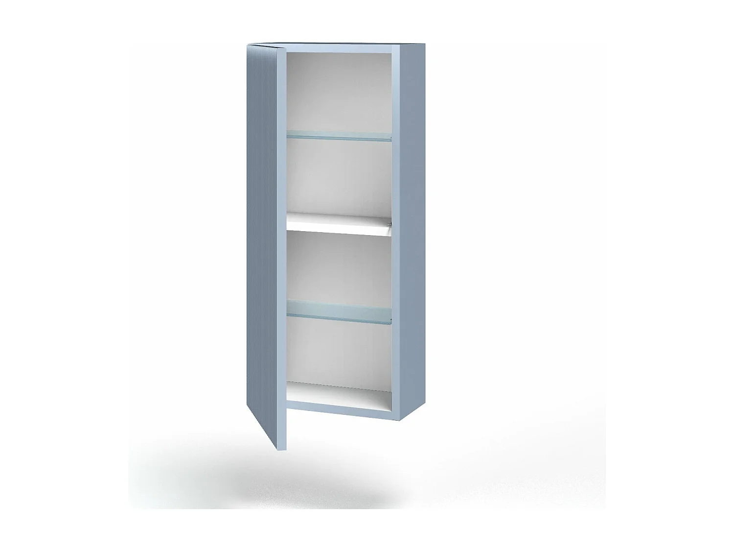 Hoher Hängeschrank SOLMIRA Tiffanyblau