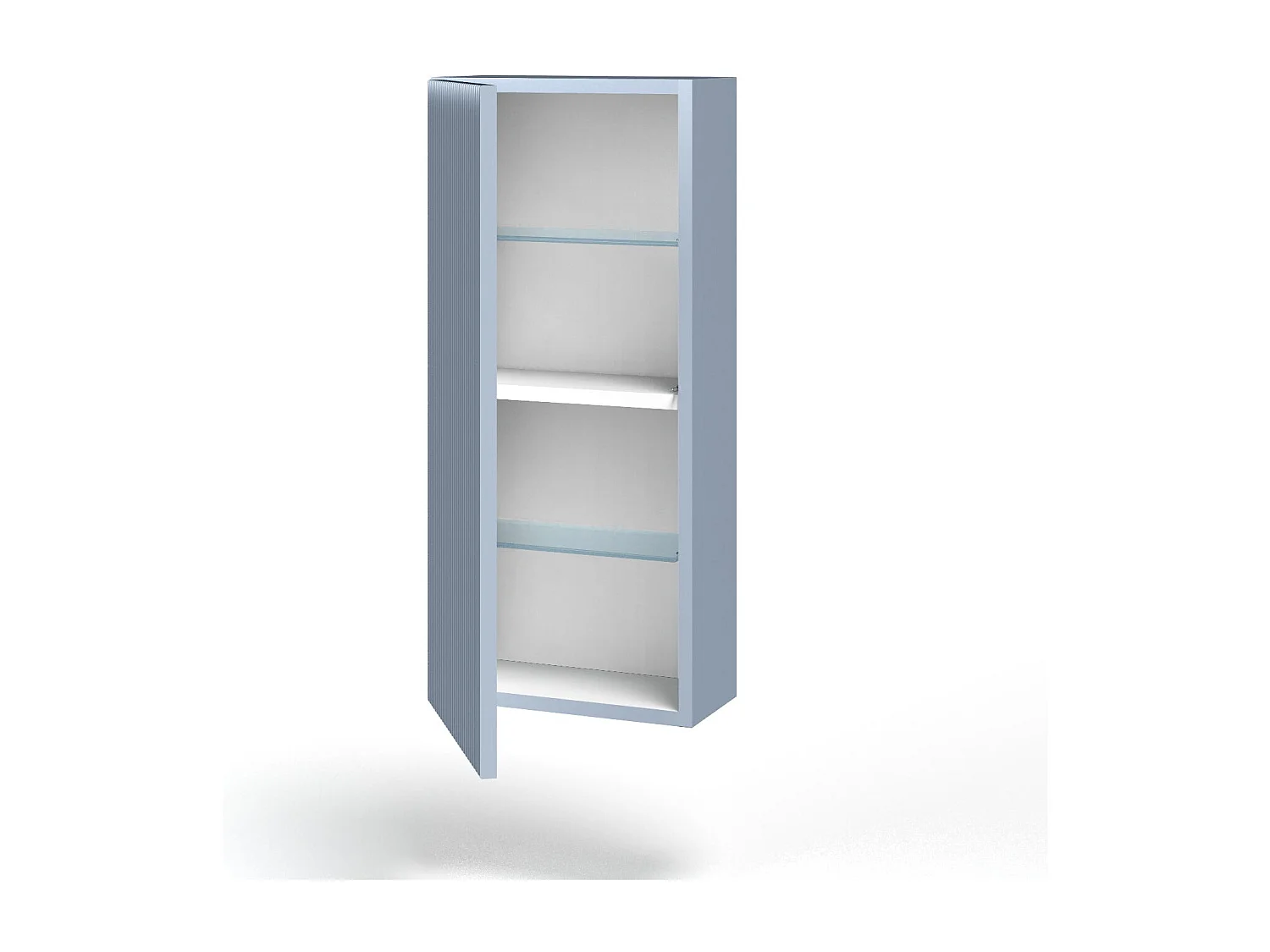 Hoher Hängeschrank SOLMIRA Tiffanyblau