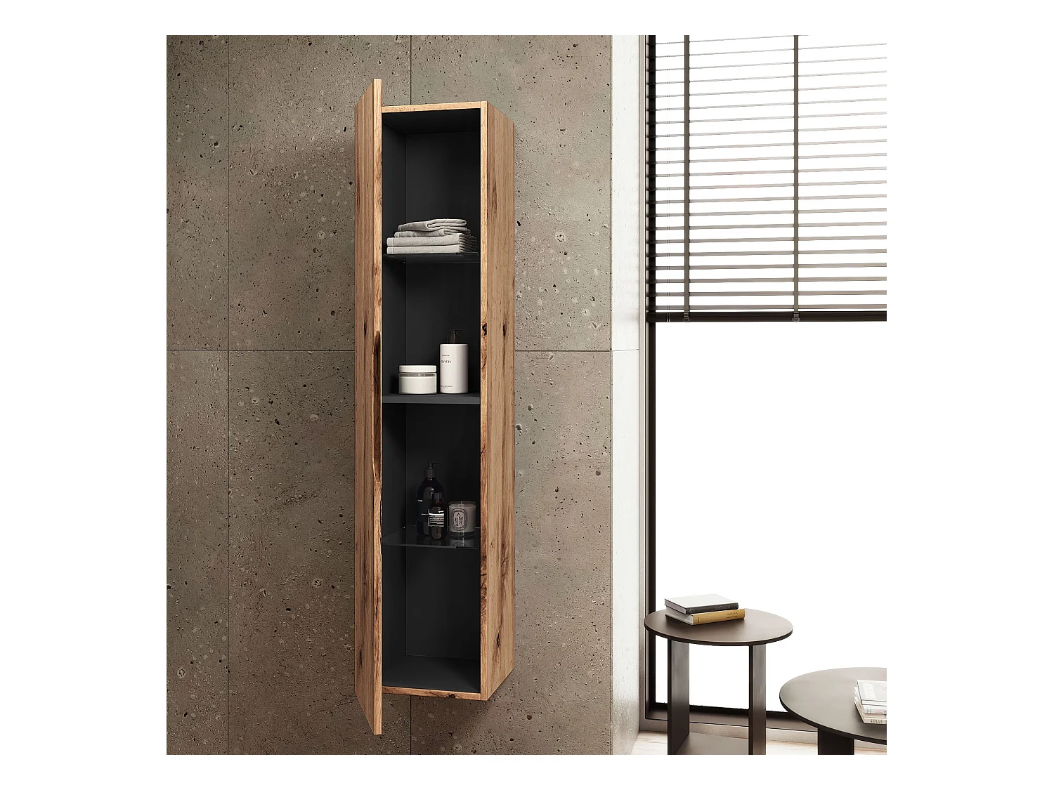 Colonne SOLMIRA chêne