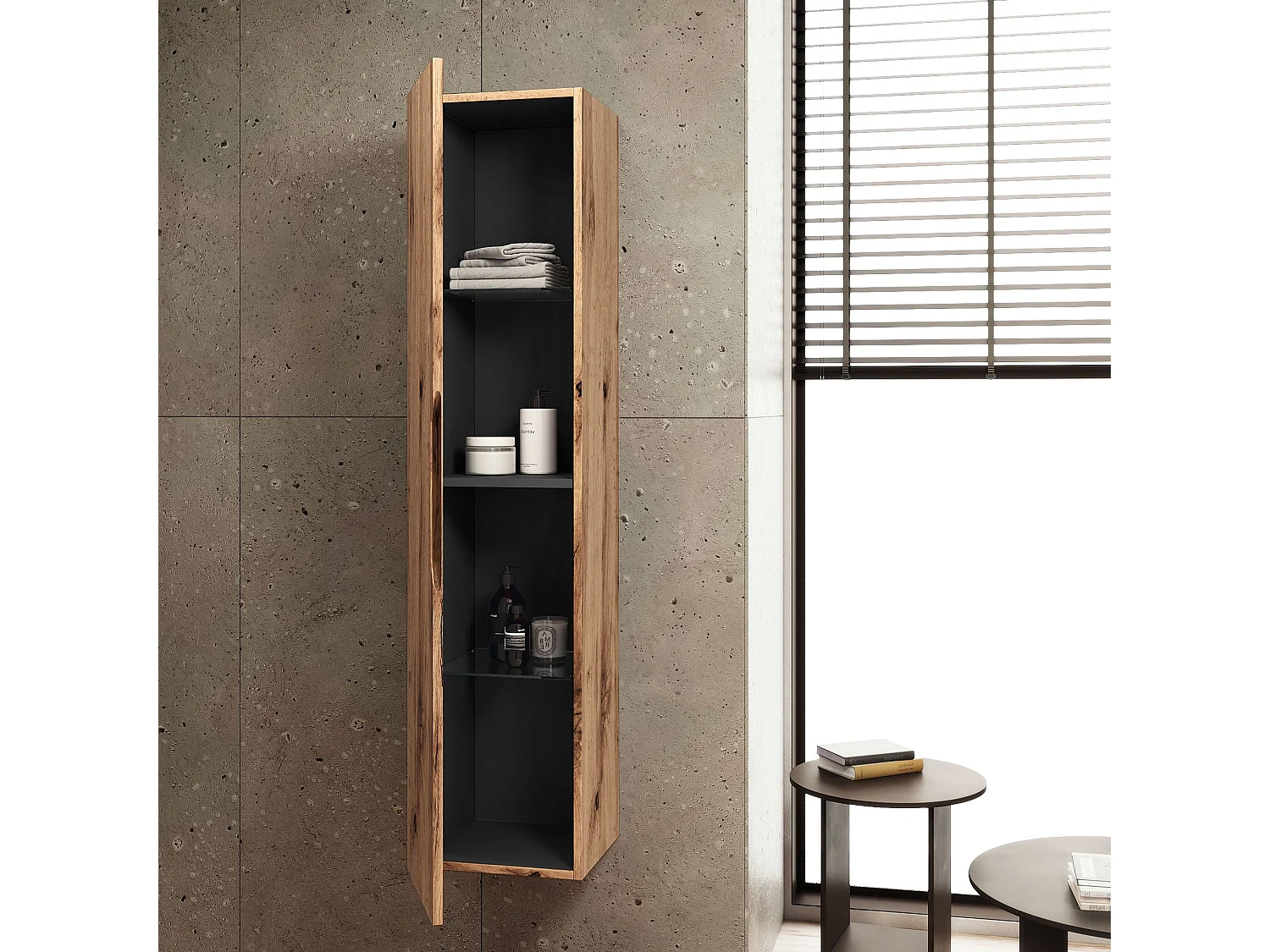 Colonne SOLMIRA chêne