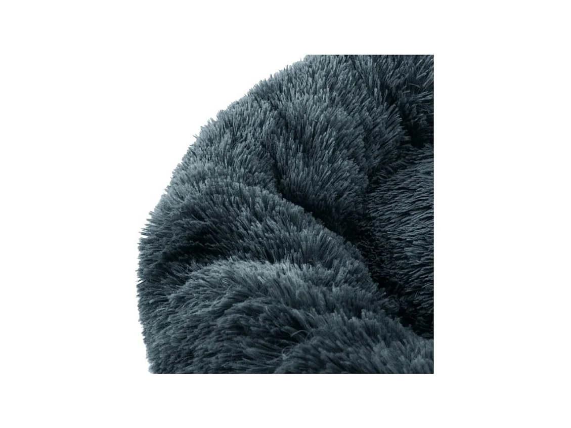 Lit en peluche M 60 cm - gris foncé