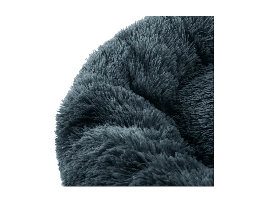 Lit en peluche M 60 cm - gris foncé