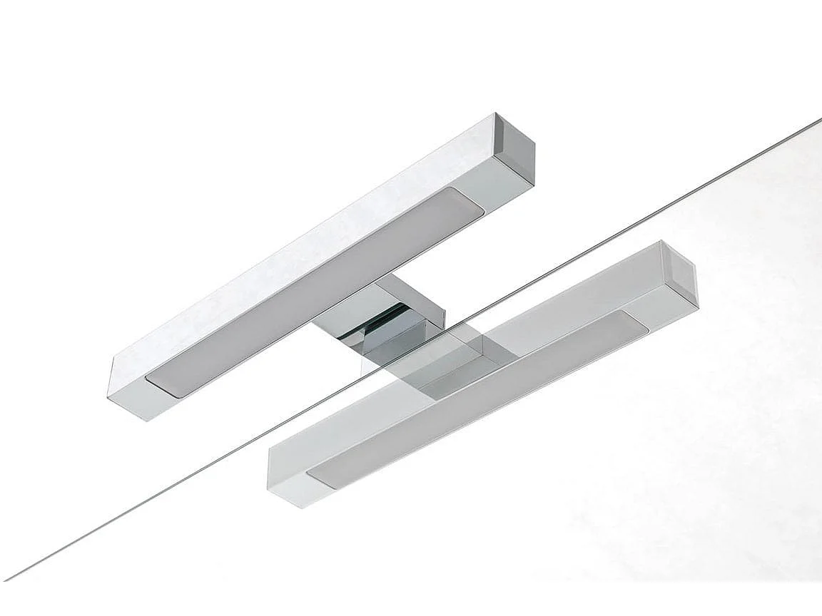 5-teiliges Set mit Doppelwaschbecken SOLMIRA grau