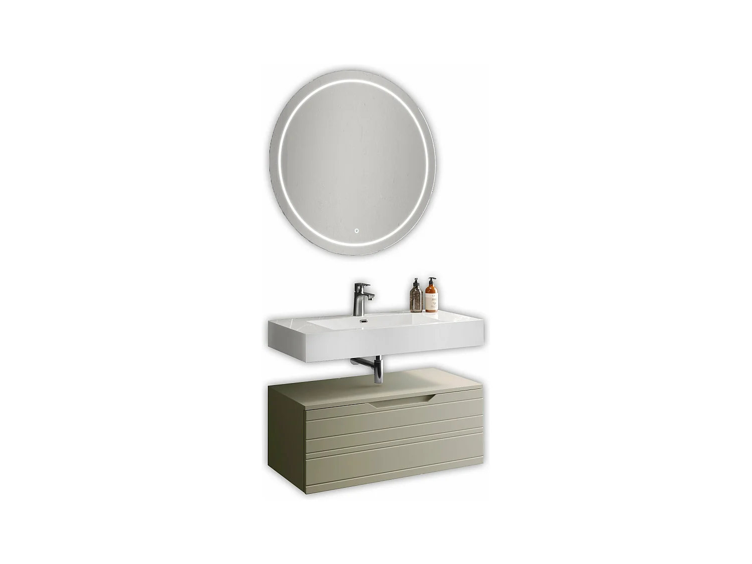 Composition 3 pièces SOLMIRA taupe