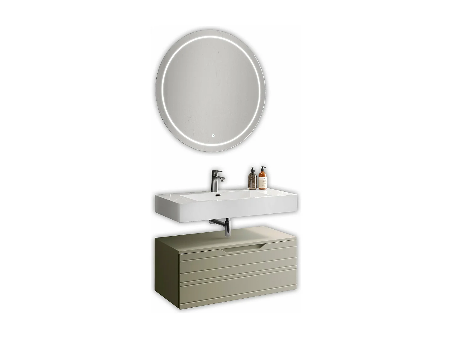 Composition 3 pièces SOLMIRA taupe