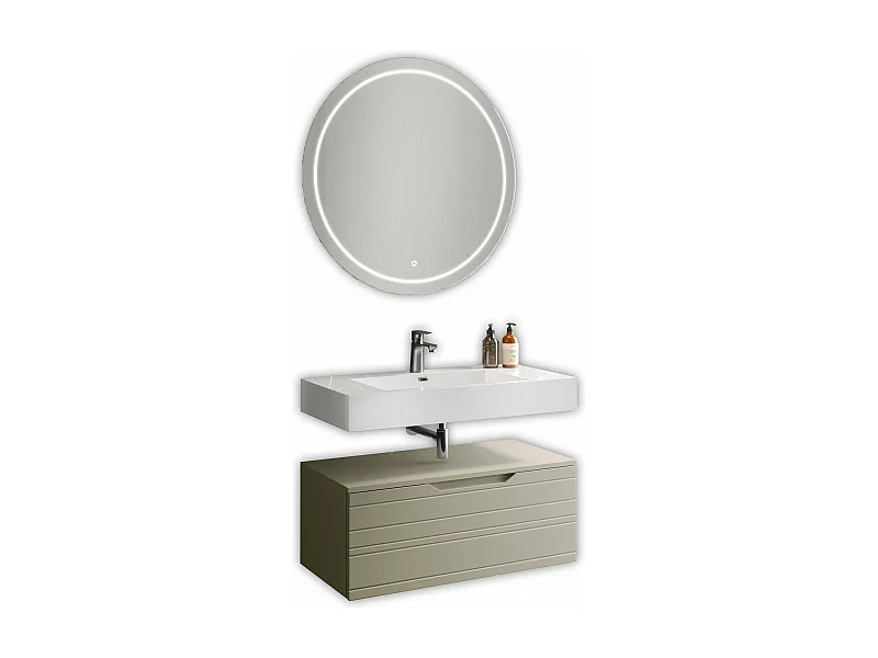 Composition 3 pièces SOLMIRA taupe