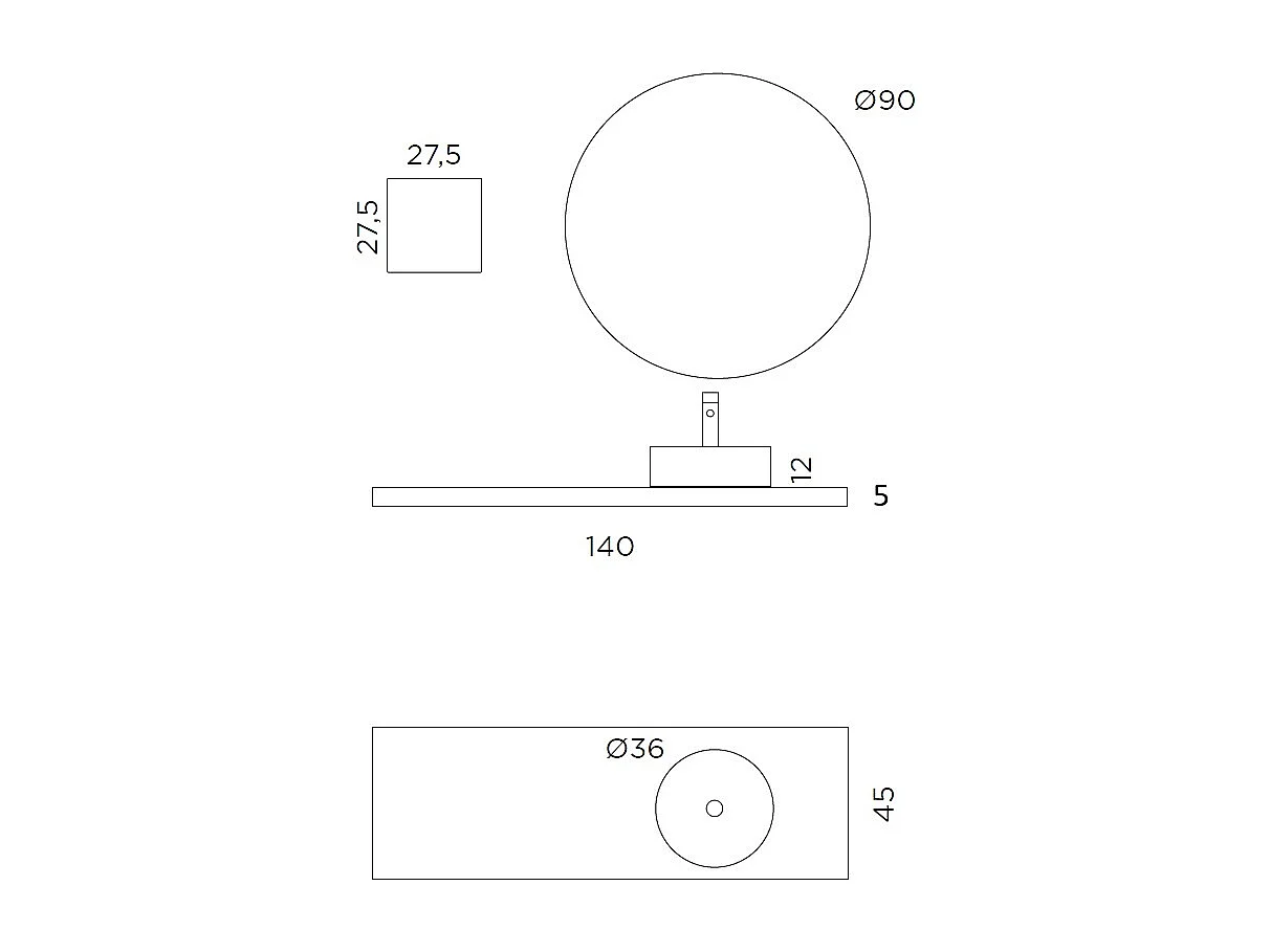 Composition 4 pièces SOLMIRA anthracite/marquinia