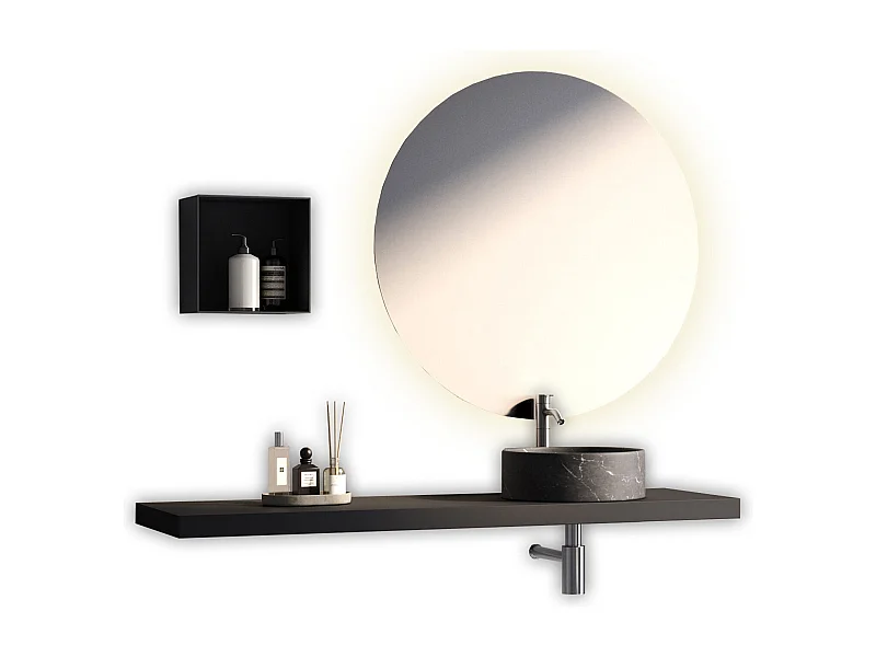 Composition 4 pièces SOLMIRA anthracite/marquinia