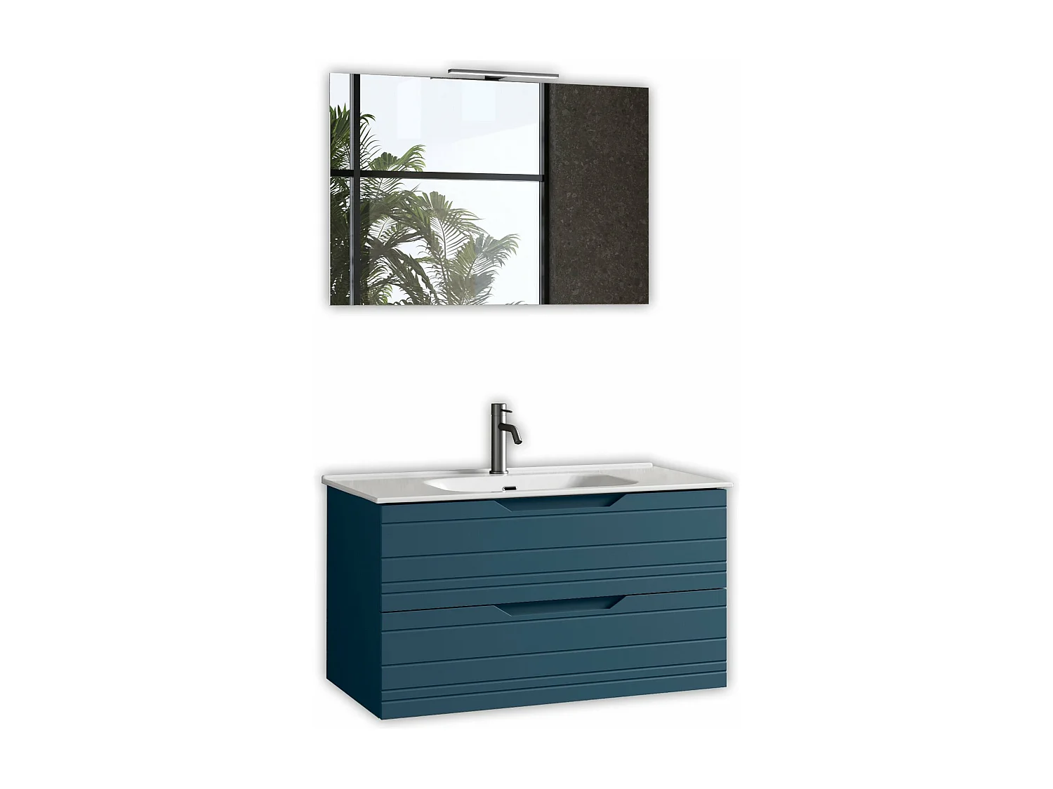 4-teiliges Set SOLMIRA blau