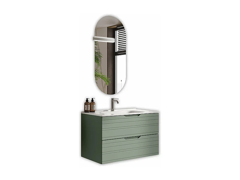 Komposition 4-teilig SOLMIRA salbeigrün