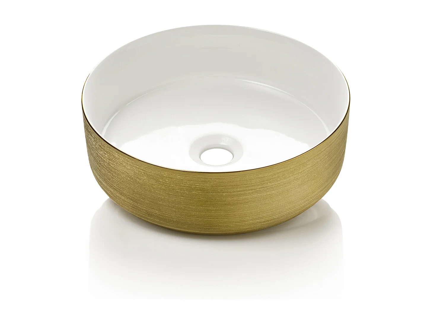 Komposition 3-teilig SOLMIRA weiß/gold