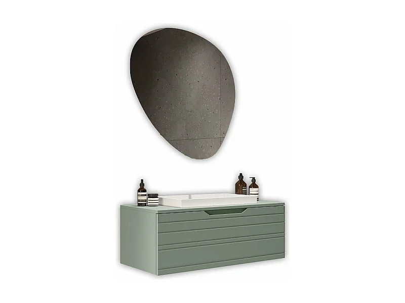 3-teiliges Set SOLMIRA salbeigrün