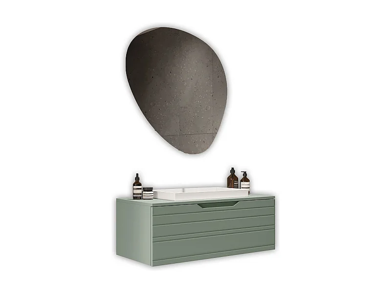 3-teiliges Set SOLMIRA salbeigrün