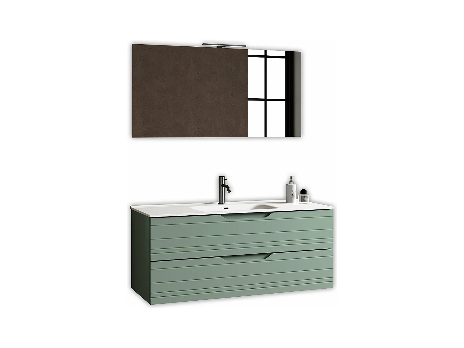 Composition 4 pièces SOLMIRA vert sauge