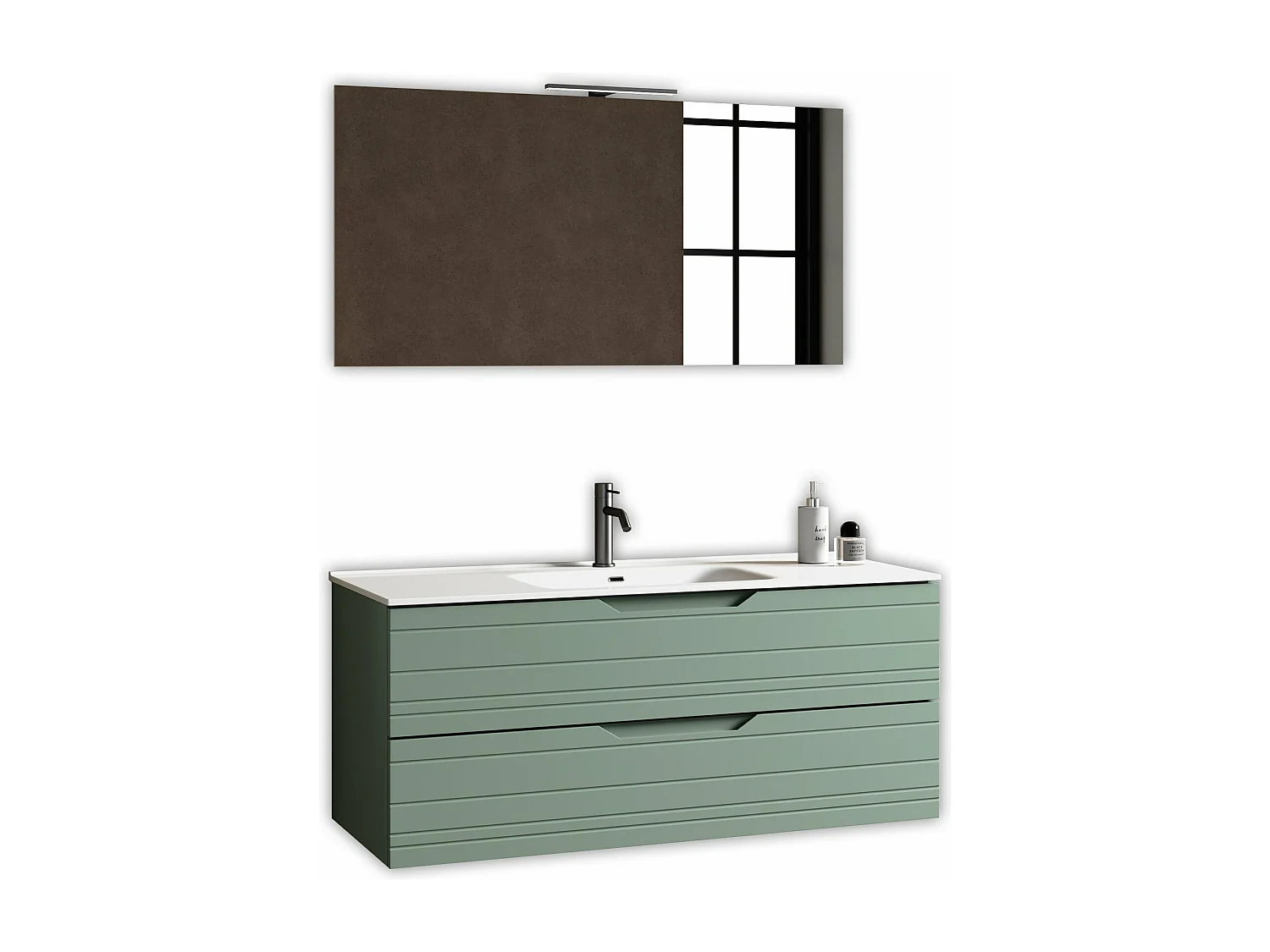 Composición 4 piezas SOLMIRA verde salvia