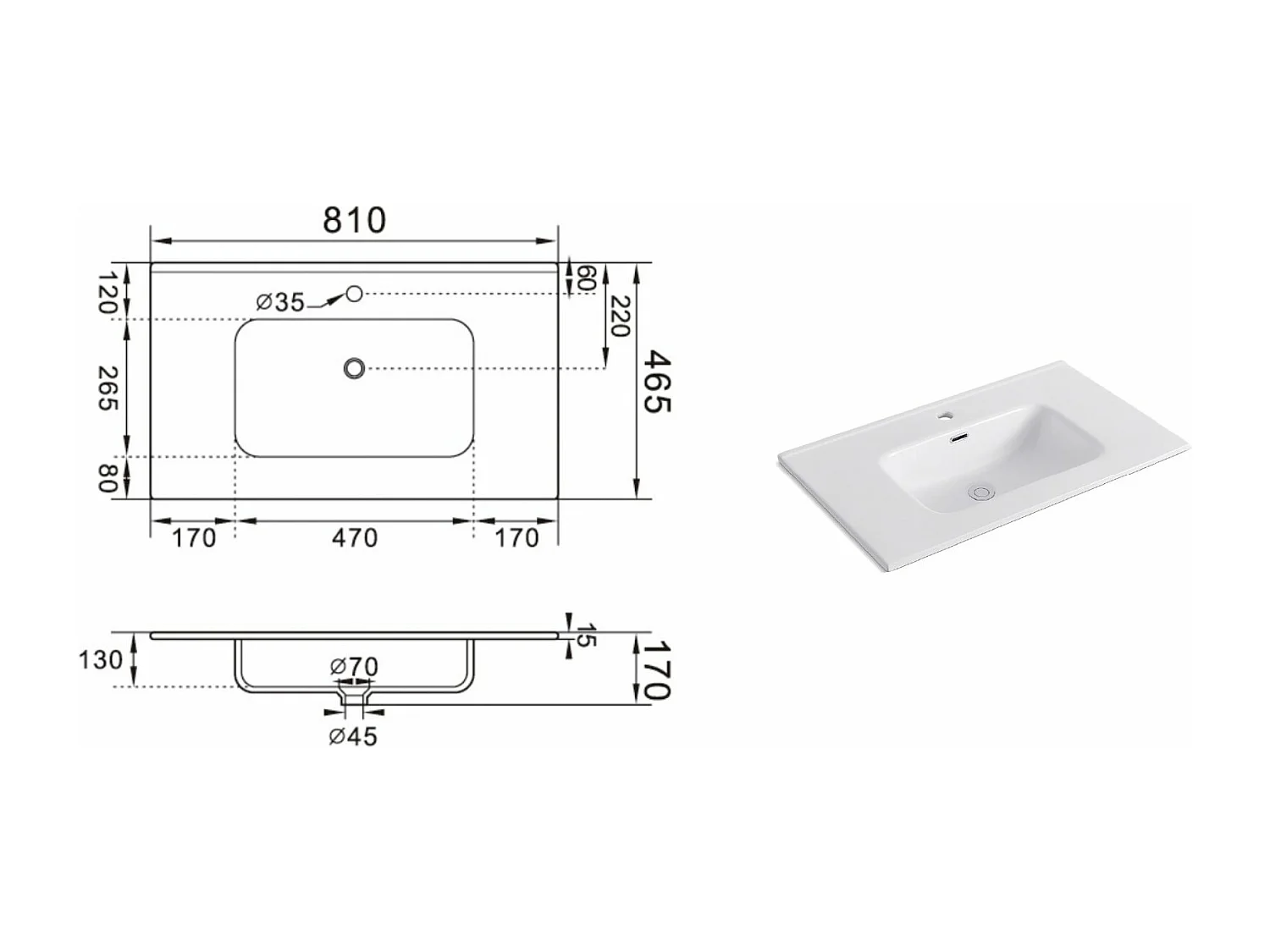 Composition 4 pièces SOLMIRA gris