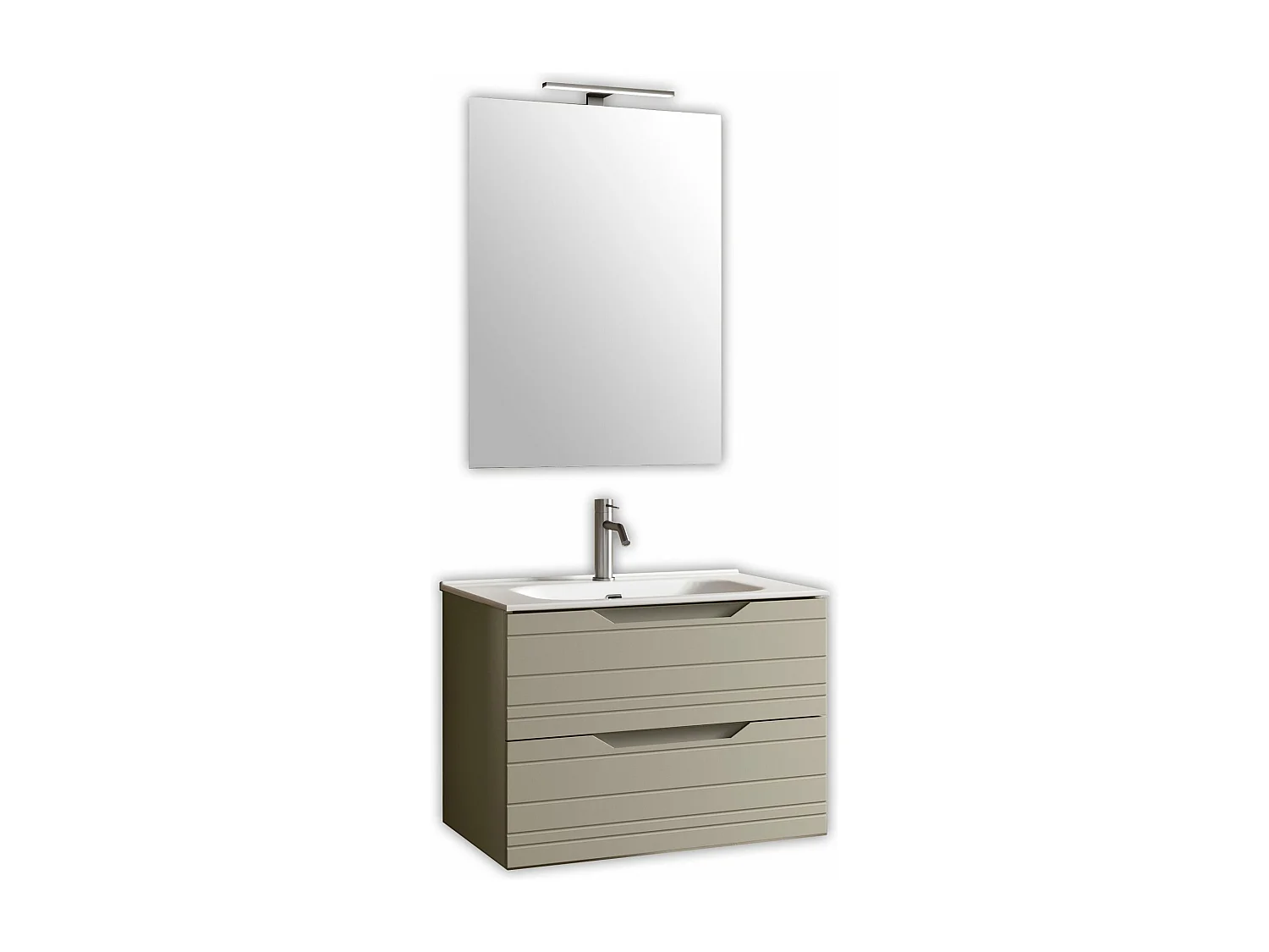 4-teiliges Set SOLMIRA taupe