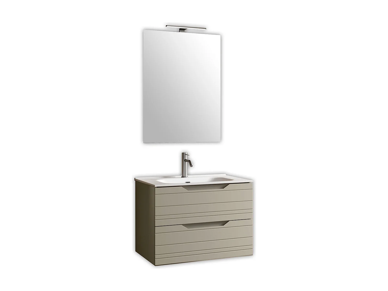 4-teiliges Set SOLMIRA taupe