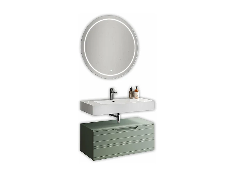 Komposition 3-teilig SOLMIRA salbeigrün