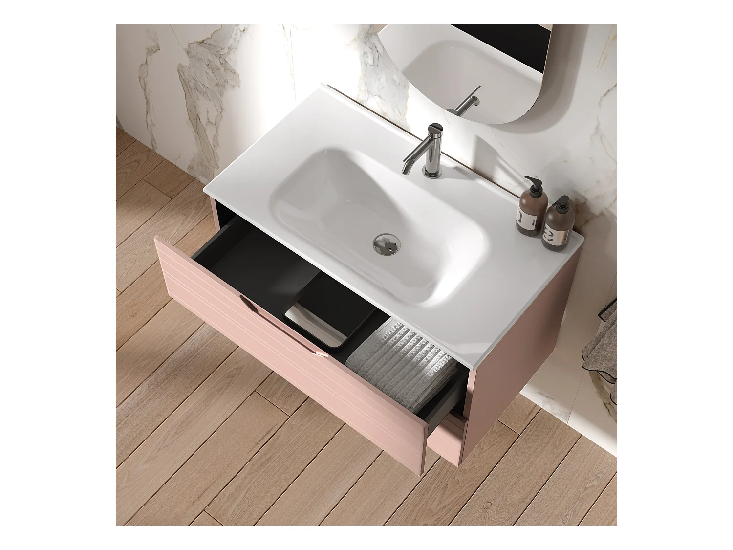 Komposition 4-teilig SOLMIRA puderrosa