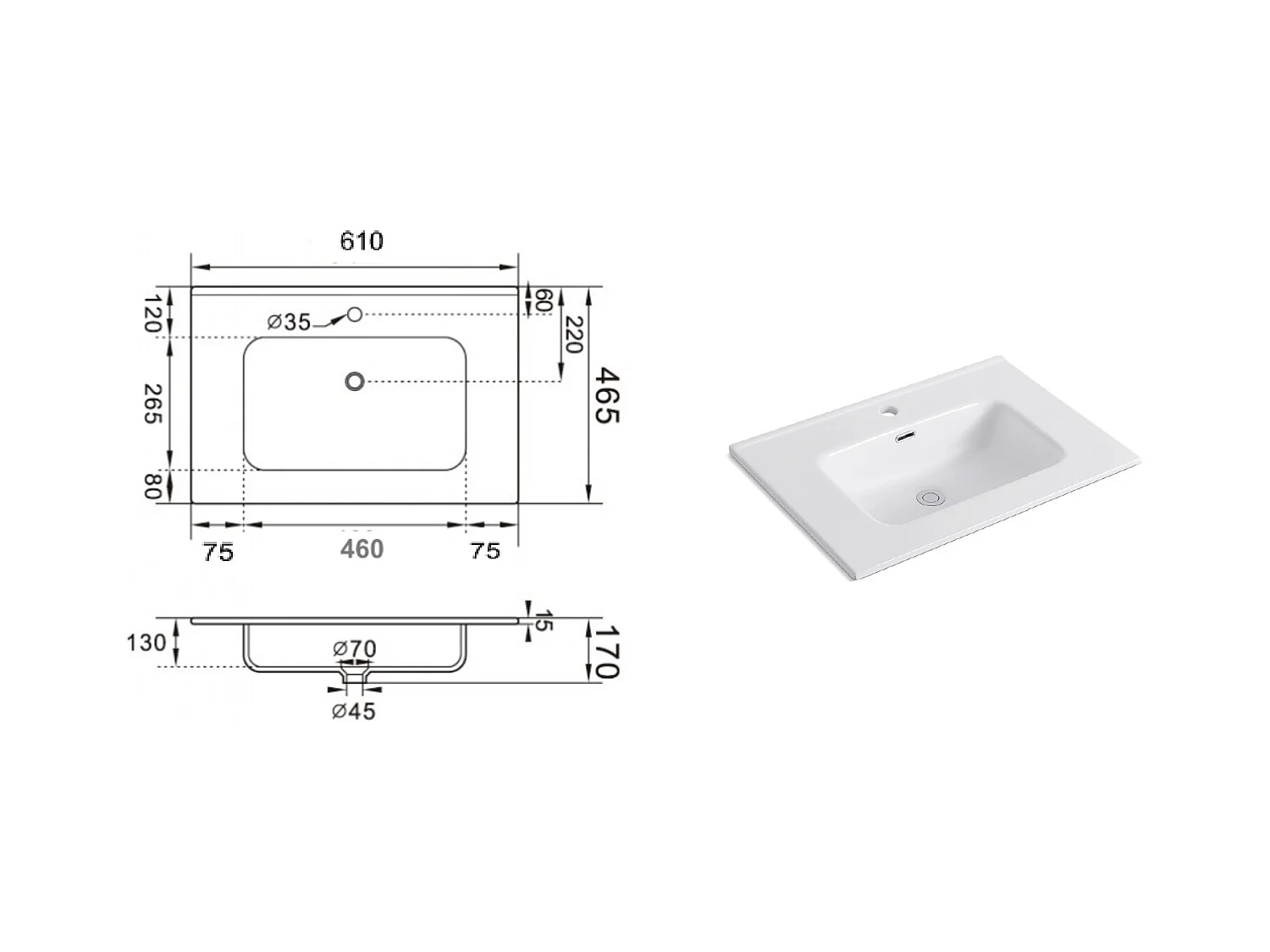 4-teiliges Set SOLMIRA eiche
