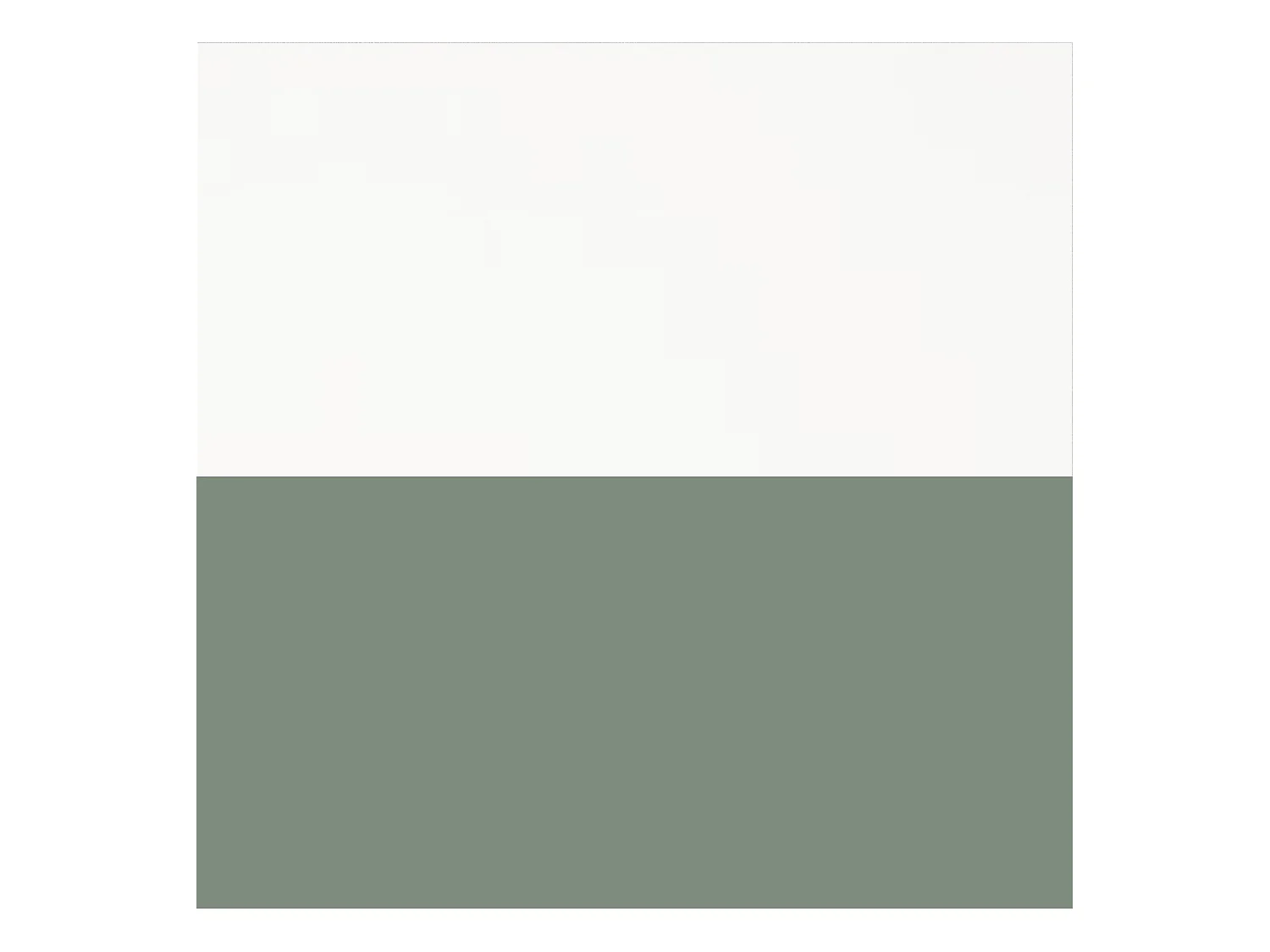 Composition vasque droite 4 pièces SOLMIRA blanc/vert sauge