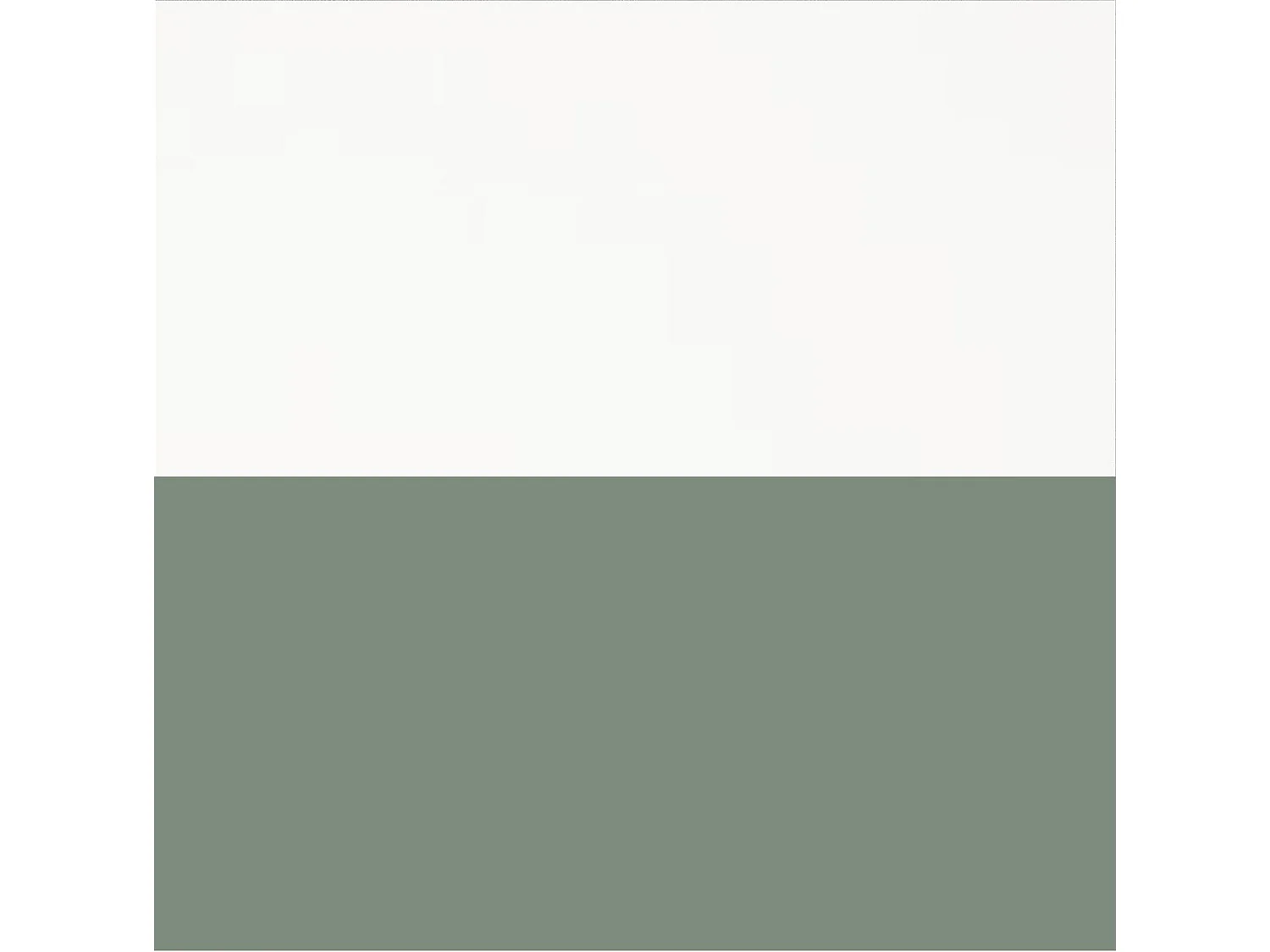 Composition vasque droite 4 pièces SOLMIRA blanc/vert sauge