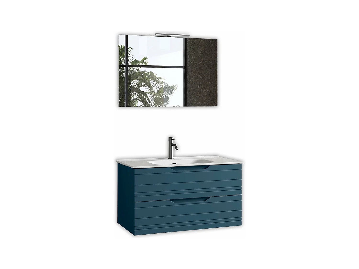 4-teiliges Set SOLMIRA blau