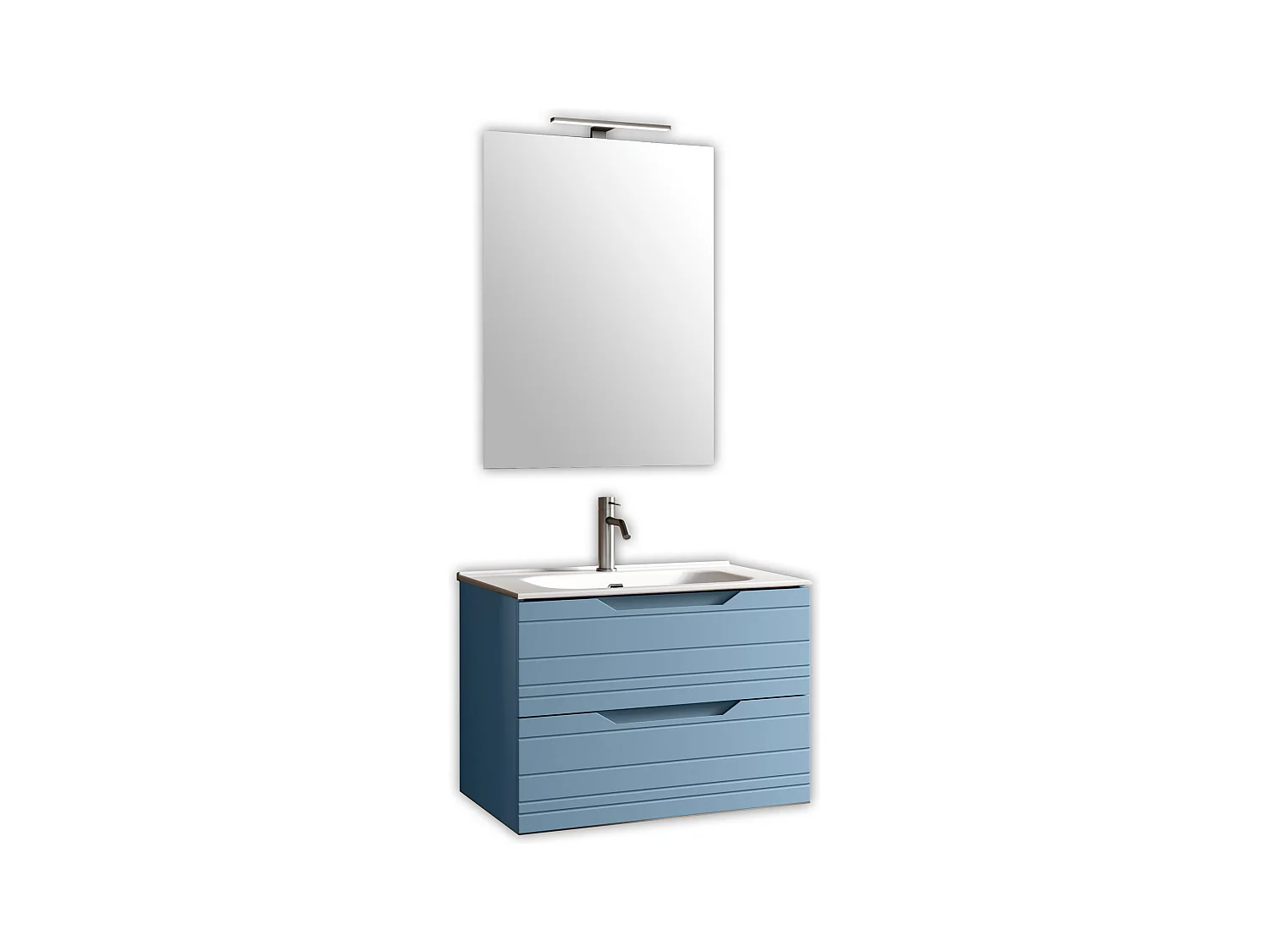 4-teiliges Set SOLMIRA tiffanyblau