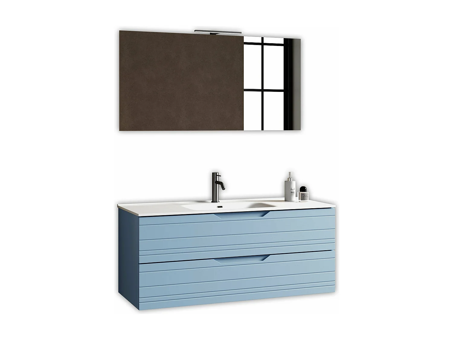 4-teiliges Set SOLMIRA tiffanyblau