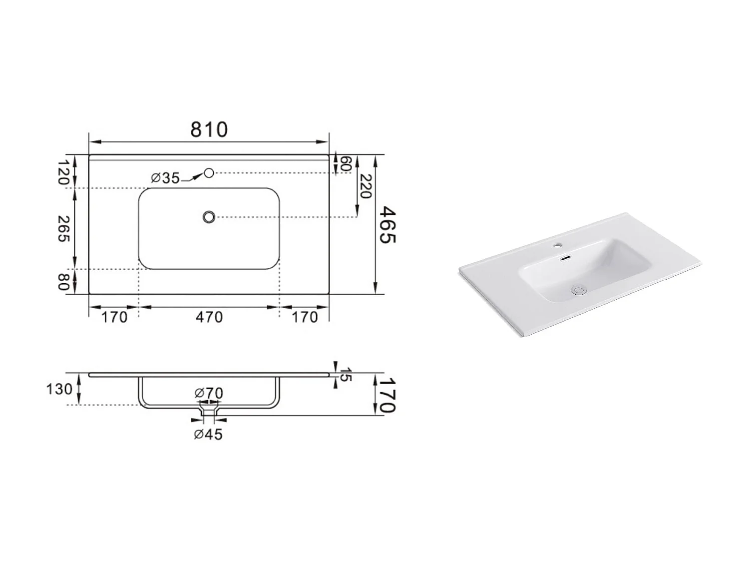 4-teiliges Set SOLMIRA rio-eiche