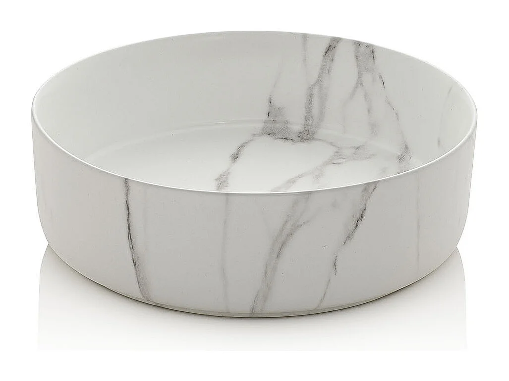 Komposition 4-teilig SOLMIRA weiß/Calacatta