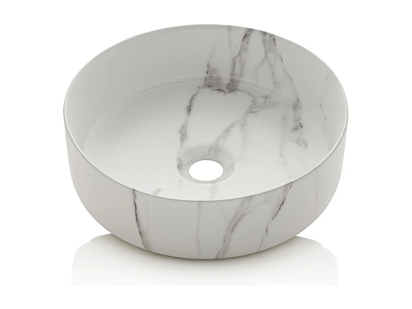 Komposition 4-teilig SOLMIRA weiß/Calacatta