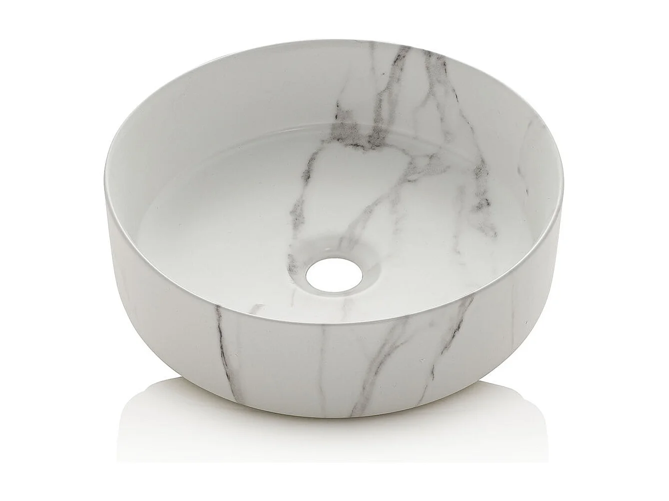 Composition 4 pièces SOLMIRA blanc/calacatta