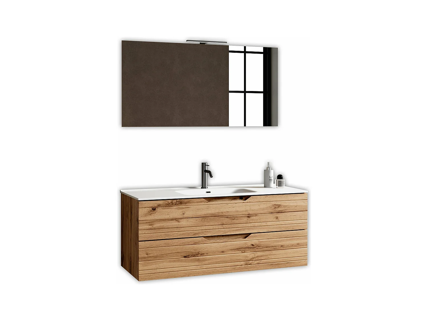 Composition 4 pièces SOLMIRA chêne