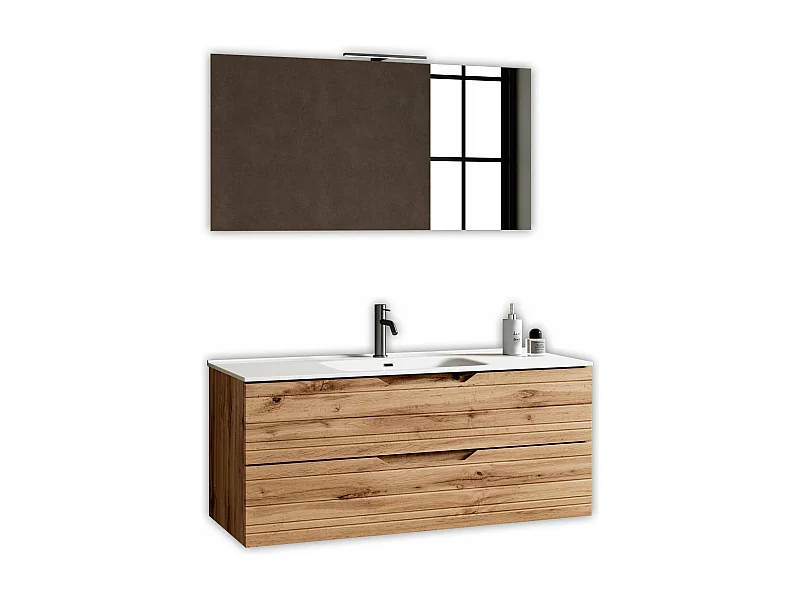 Composition 4 pièces SOLMIRA chêne