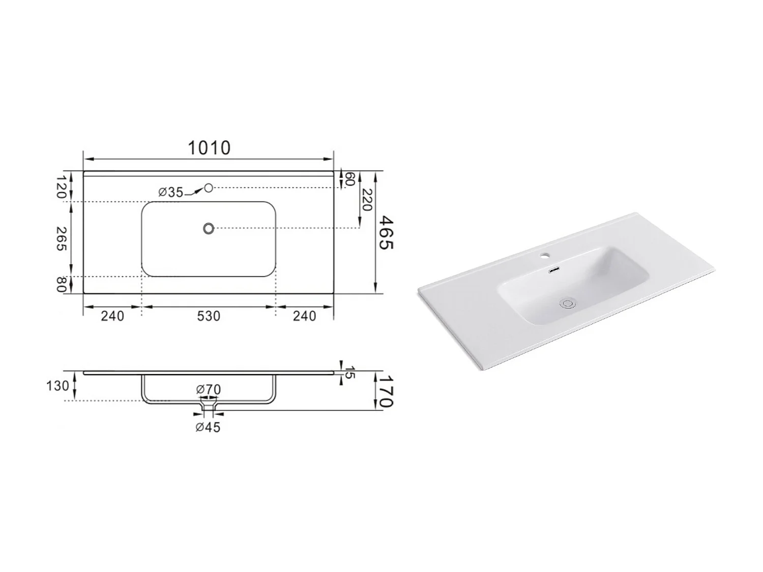 Composition 4 pièces SOLMIRA gris