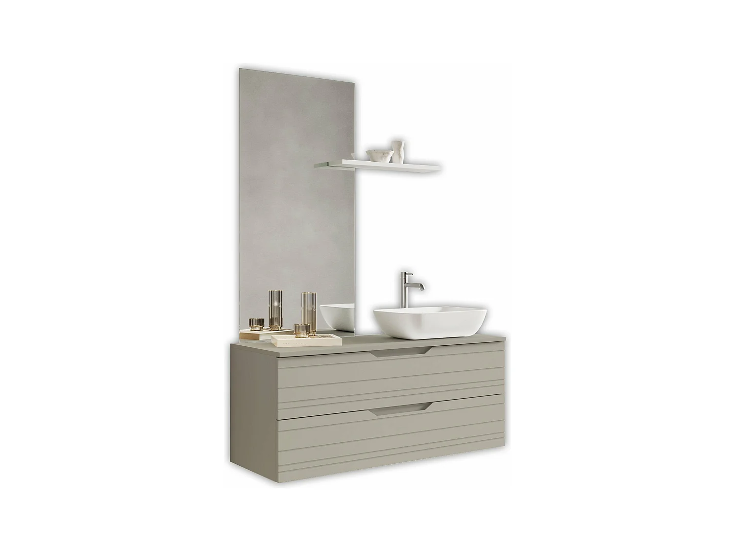 Composition 4 pièces SOLMIRA taupe