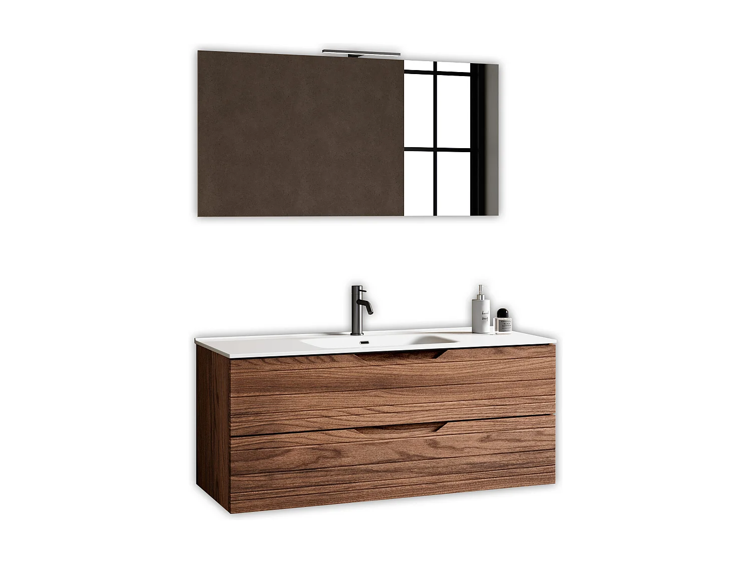 4-teiliges Set SOLMIRA rio-eiche