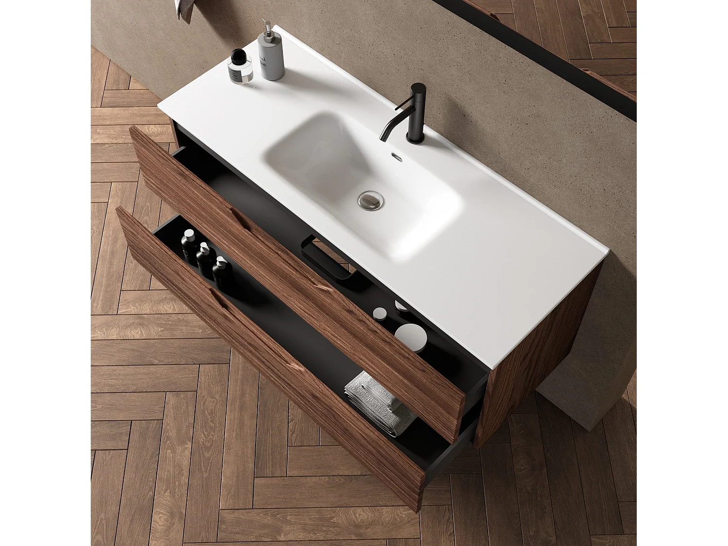 4-teiliges Set SOLMIRA rio-eiche