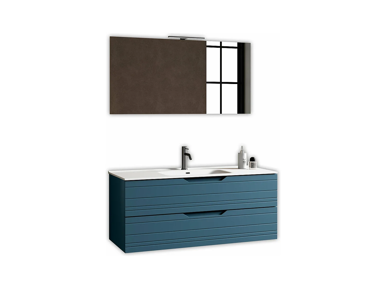 Composition 4 pièces SOLMIRA bleu