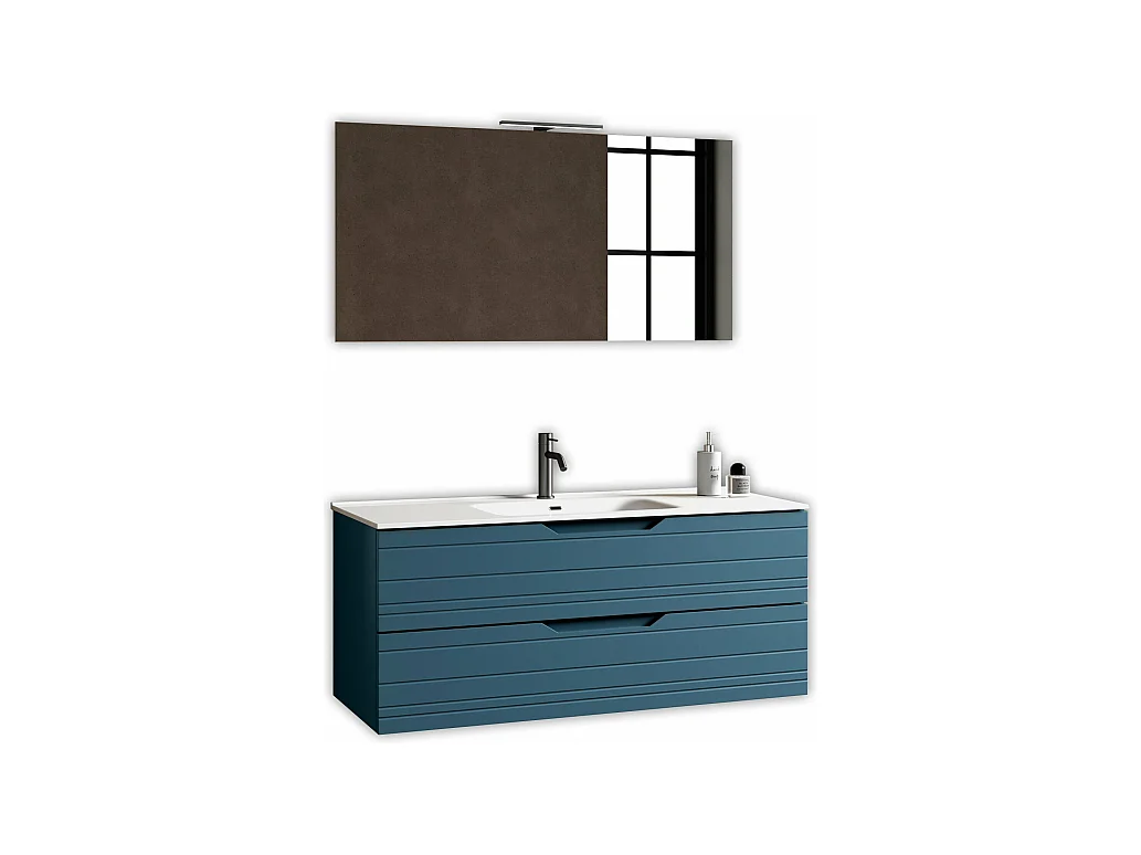 Composition 4 pièces SOLMIRA bleu