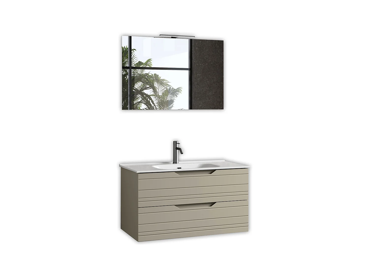 Composition 4 pièces SOLMIRA taupe