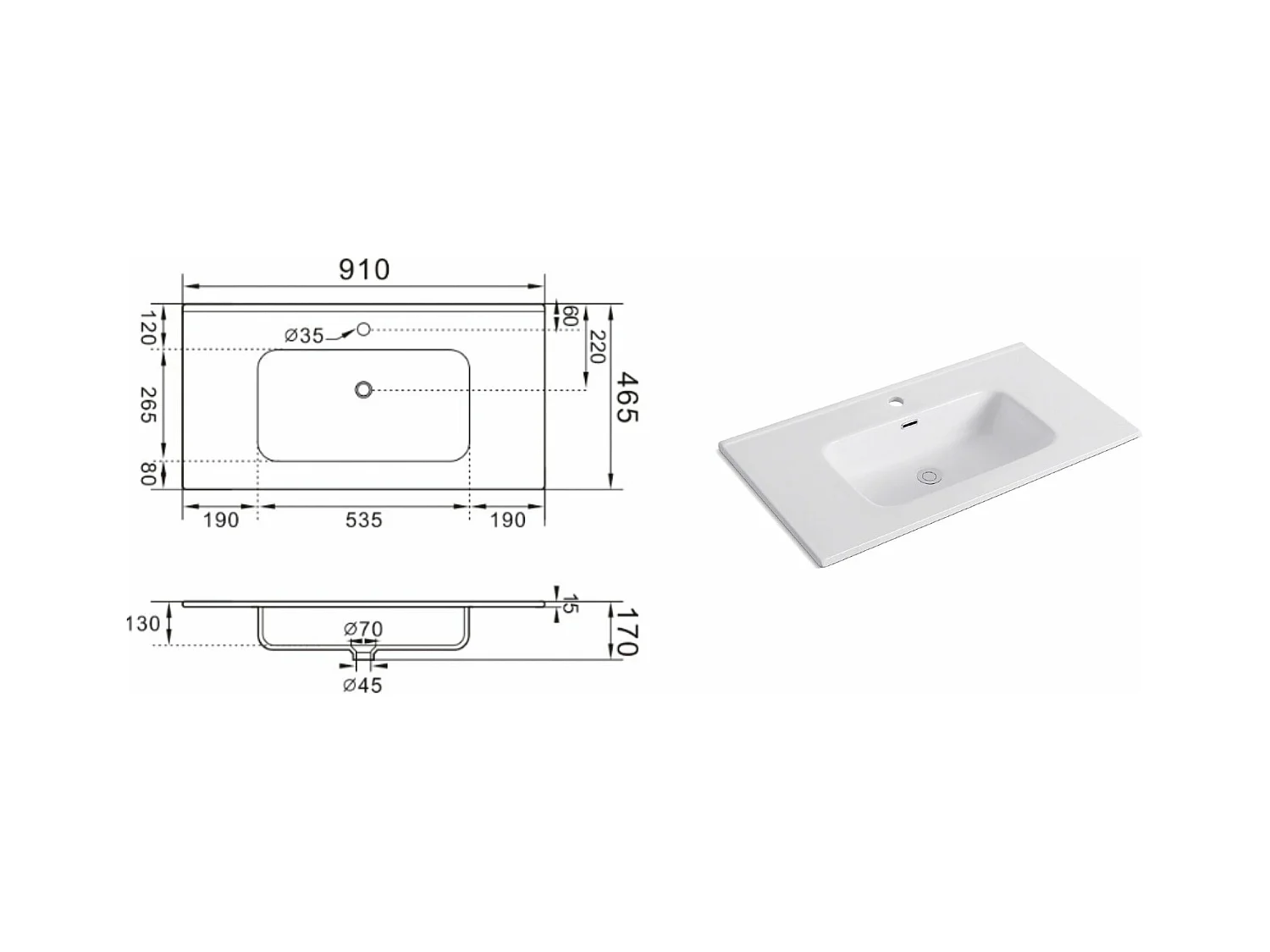 Composition 4 pièces SOLMIRA taupe