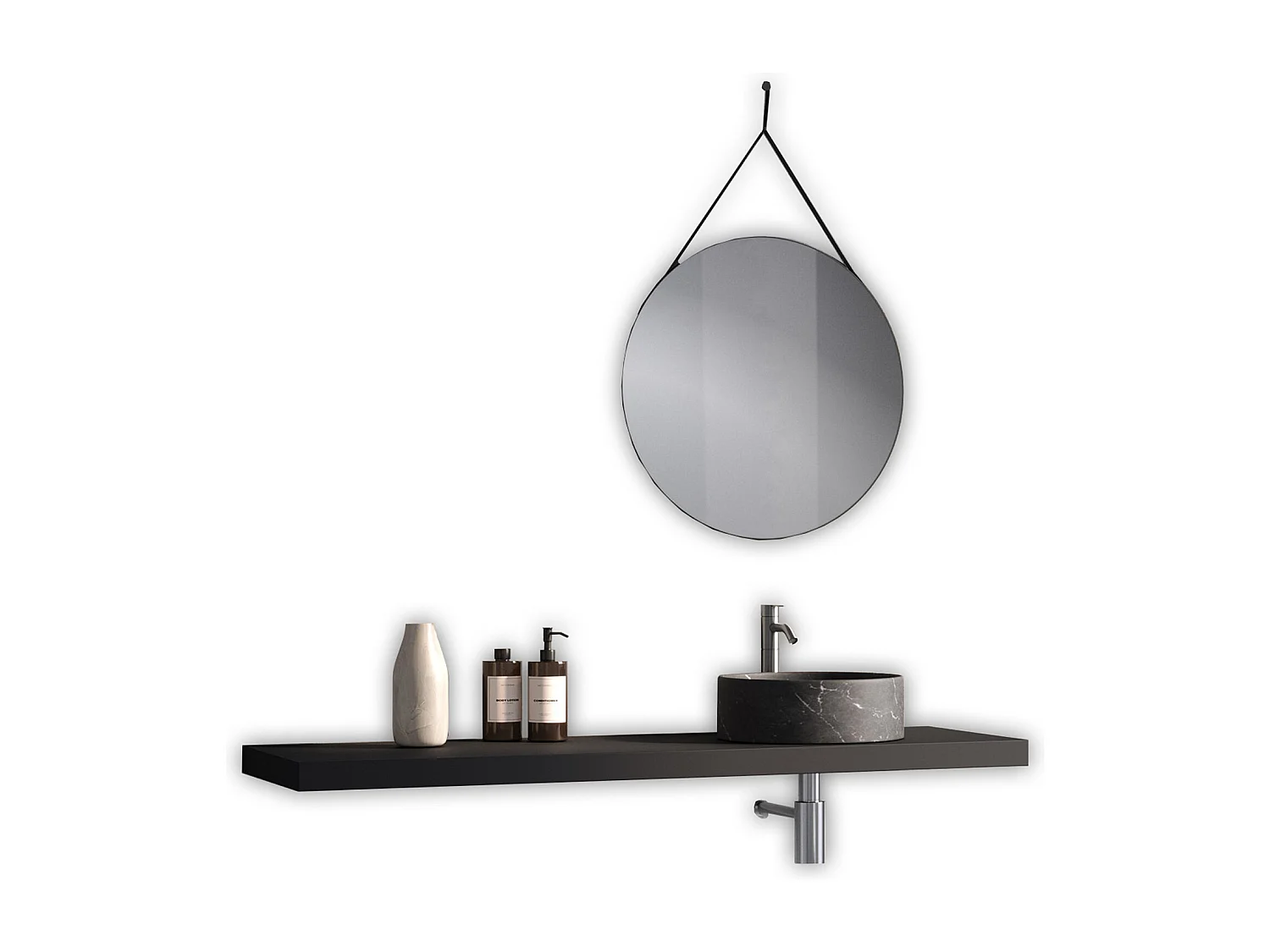 Komposition 3-teilig SOLMIRA anthrazit