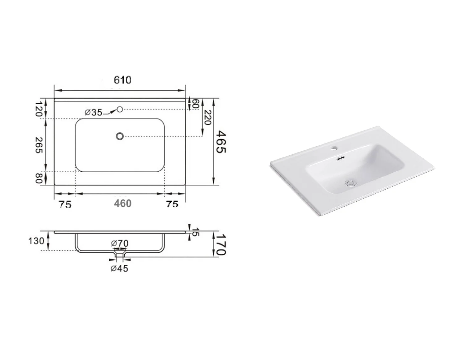 Composizione 4 pezzi SOLMIRA verde salvia